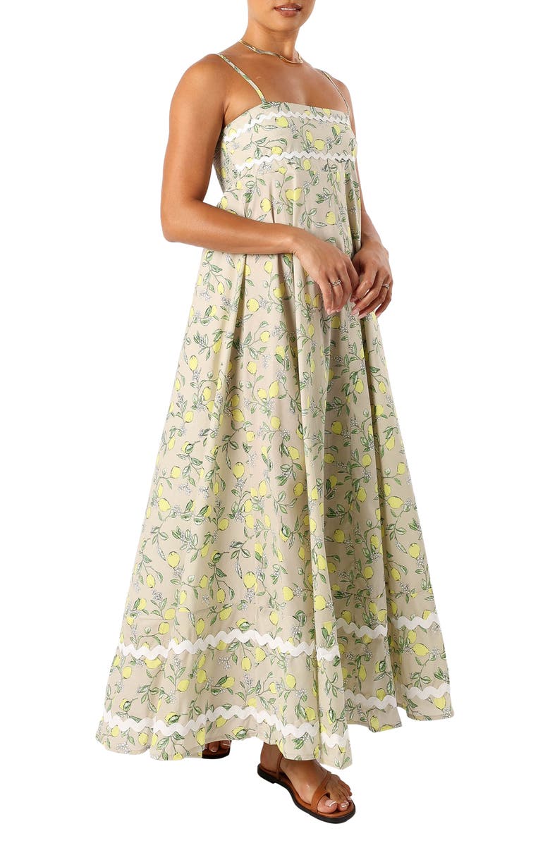 Petal & Pup Citrone Maxi Sundress, Alternate, color, 