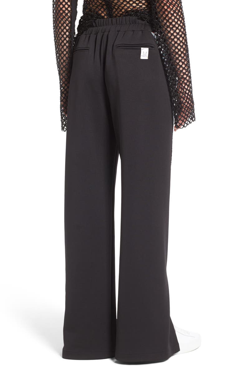 Kye Unisex Stretch Crepe Wide Leg Pants, Alternate, color,