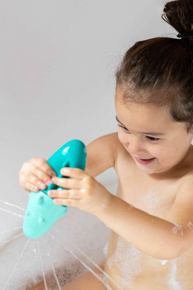 Squeezi Croco Kids Bath Toy, Soft Squeeze Water Play, Alternate, color, Multi