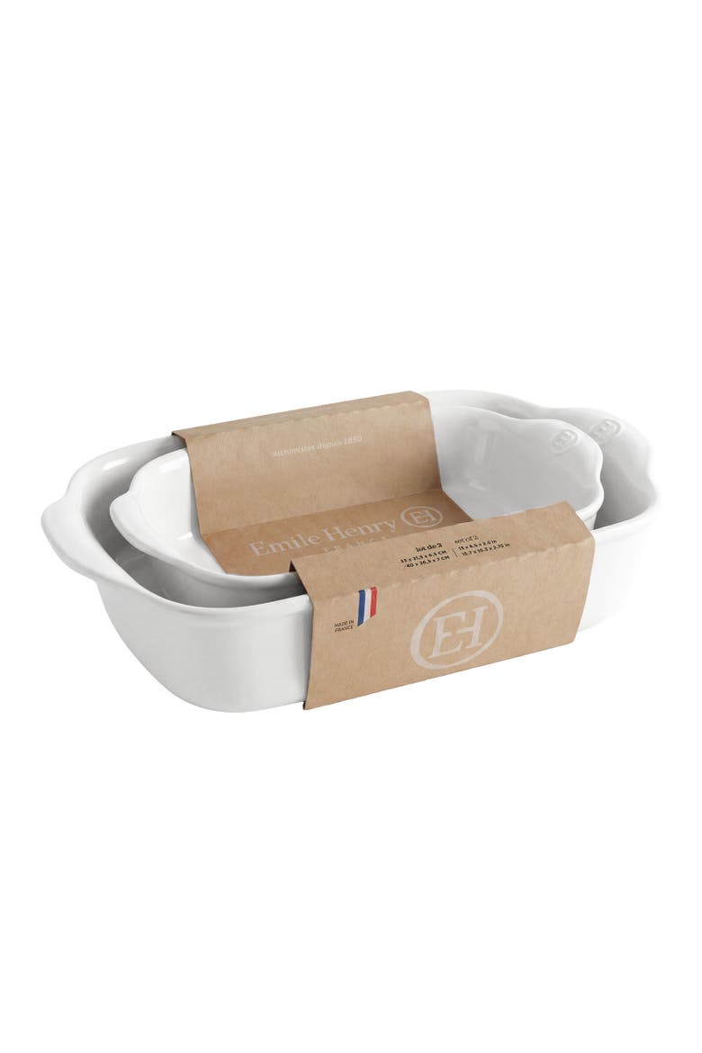 Rectangular Baking Dish, Set of 2, 1.25 qt, 2.4 qt, Alternate, color, Flour