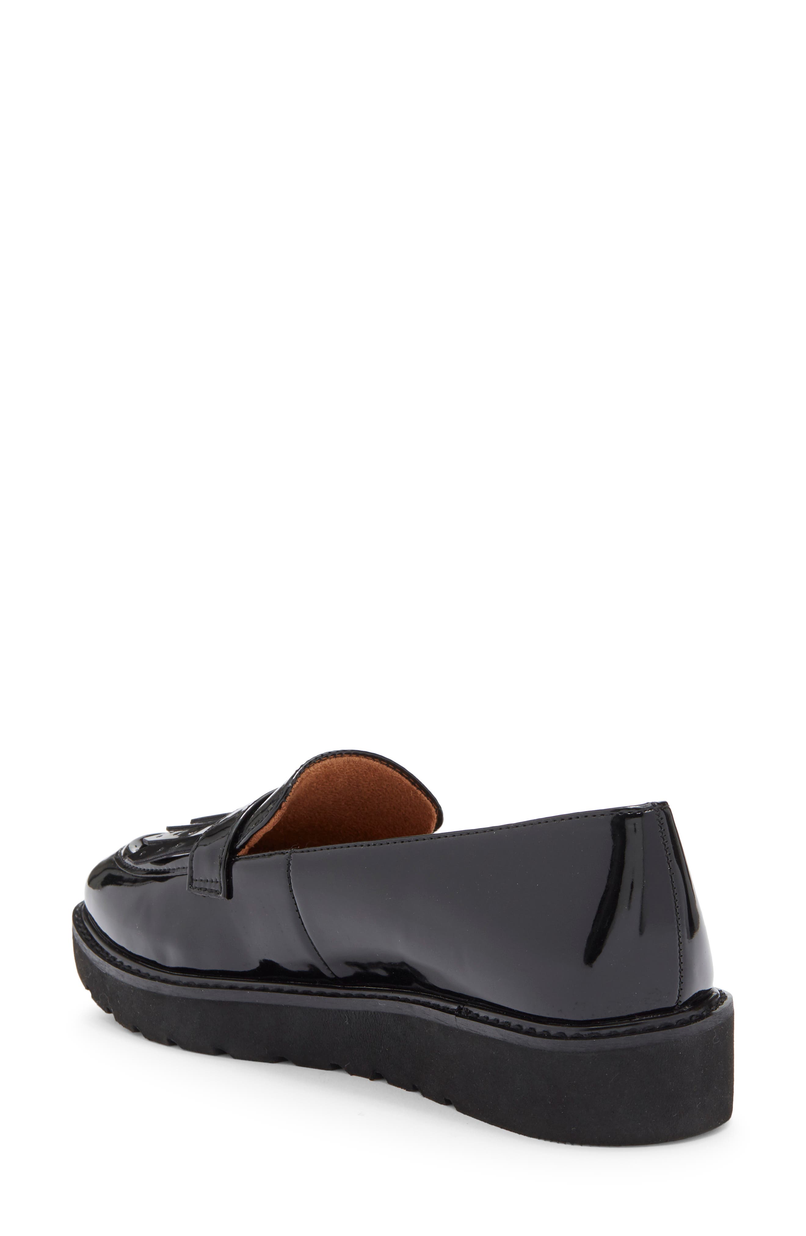 Naturalizer Expert Kilted Platform Loafer - Wide Width Available, Alternate, color, Black
