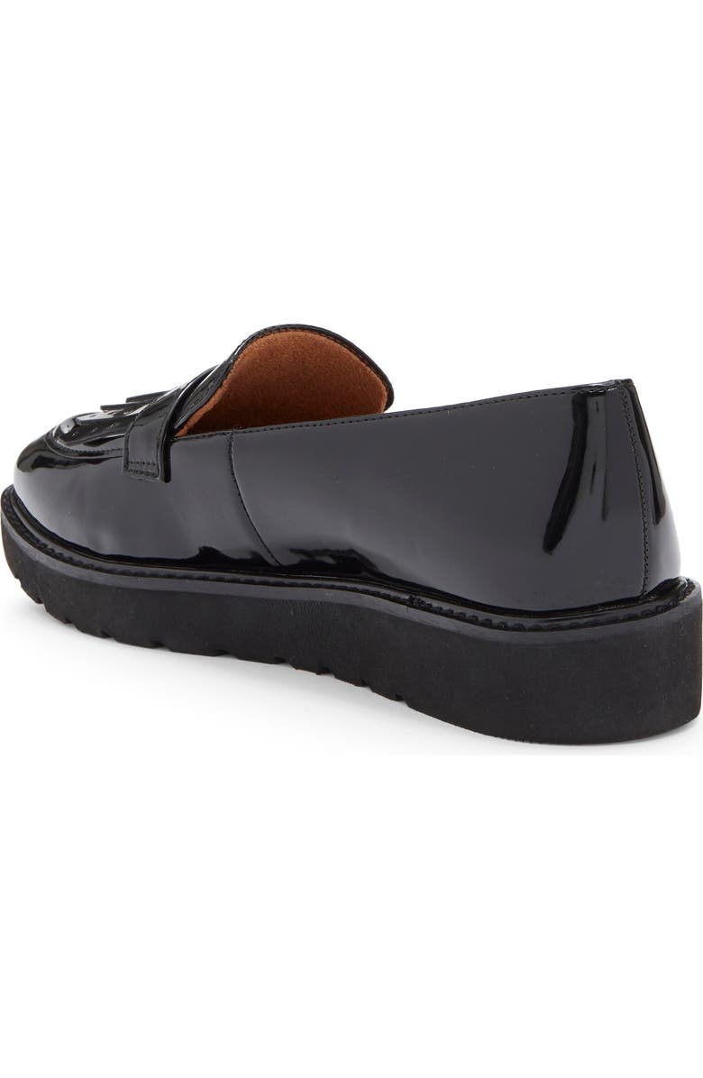 Naturalizer Expert Kilted Platform Loafer - Wide Width Available, Alternate, color, Black