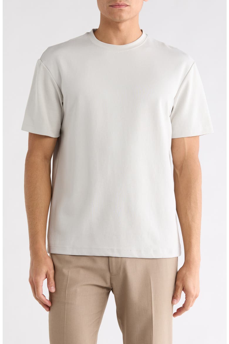 Midweight Stretch Cotton T-Shirt, Main, color, SAND