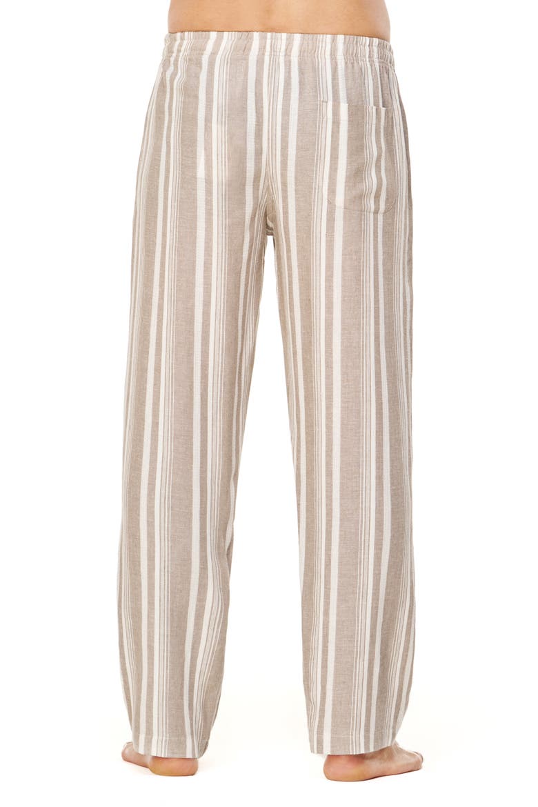Summer Woven Lounge Pants, Alternate, color, MUSHROOM STRIPE