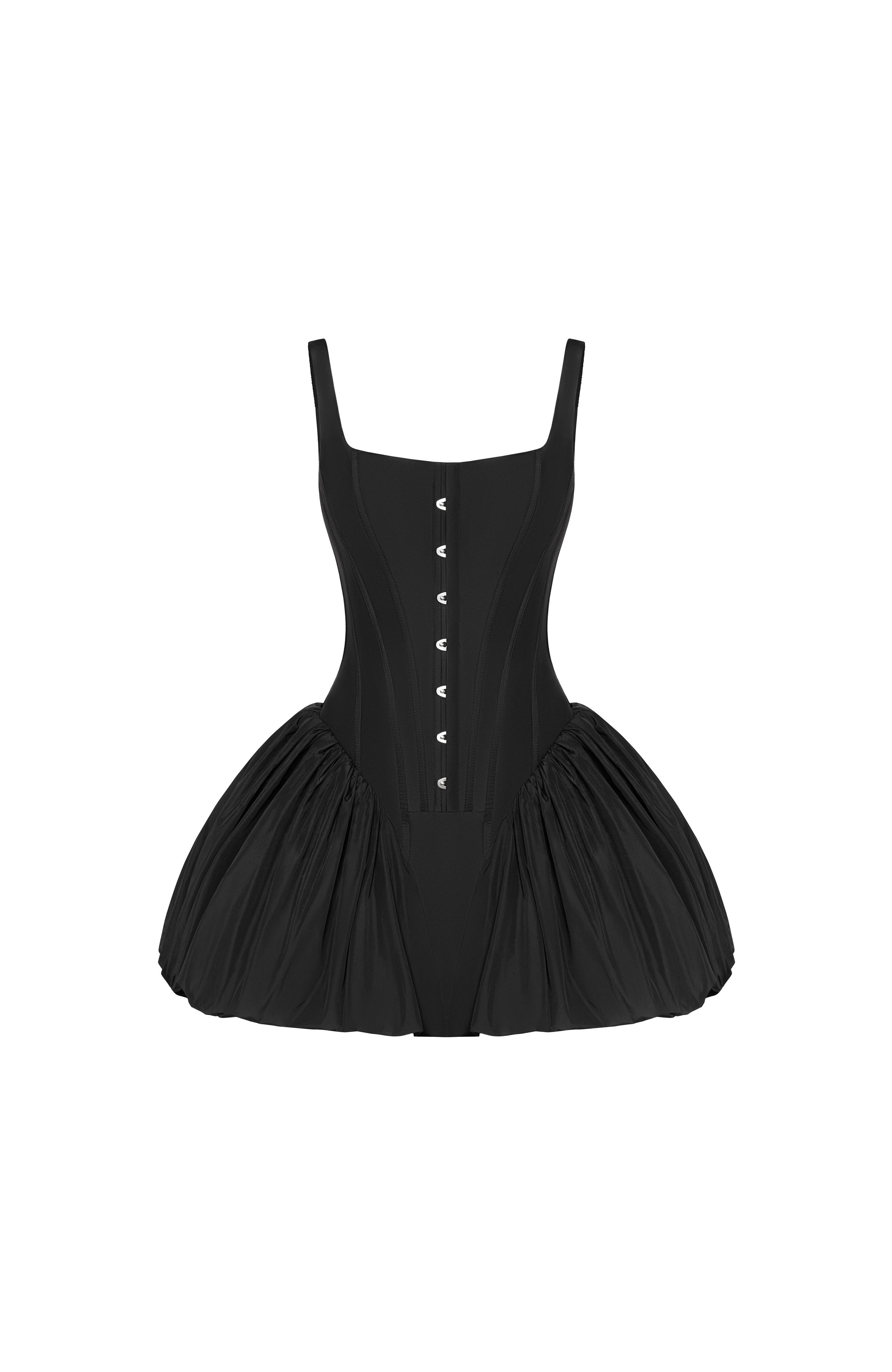 Milla Black Corset Mini Dress