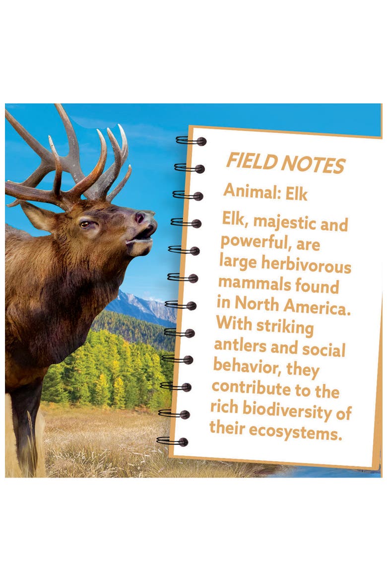 Elk 100 Piece Shaped Jigsaw Puzzle, Alternate, color, Multicolor