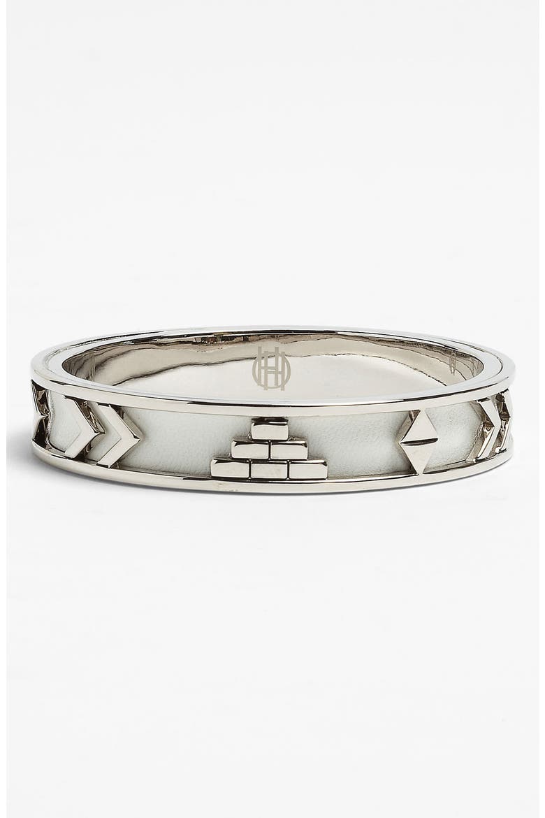 'Aztec' Bangle, Main, color, WHITE