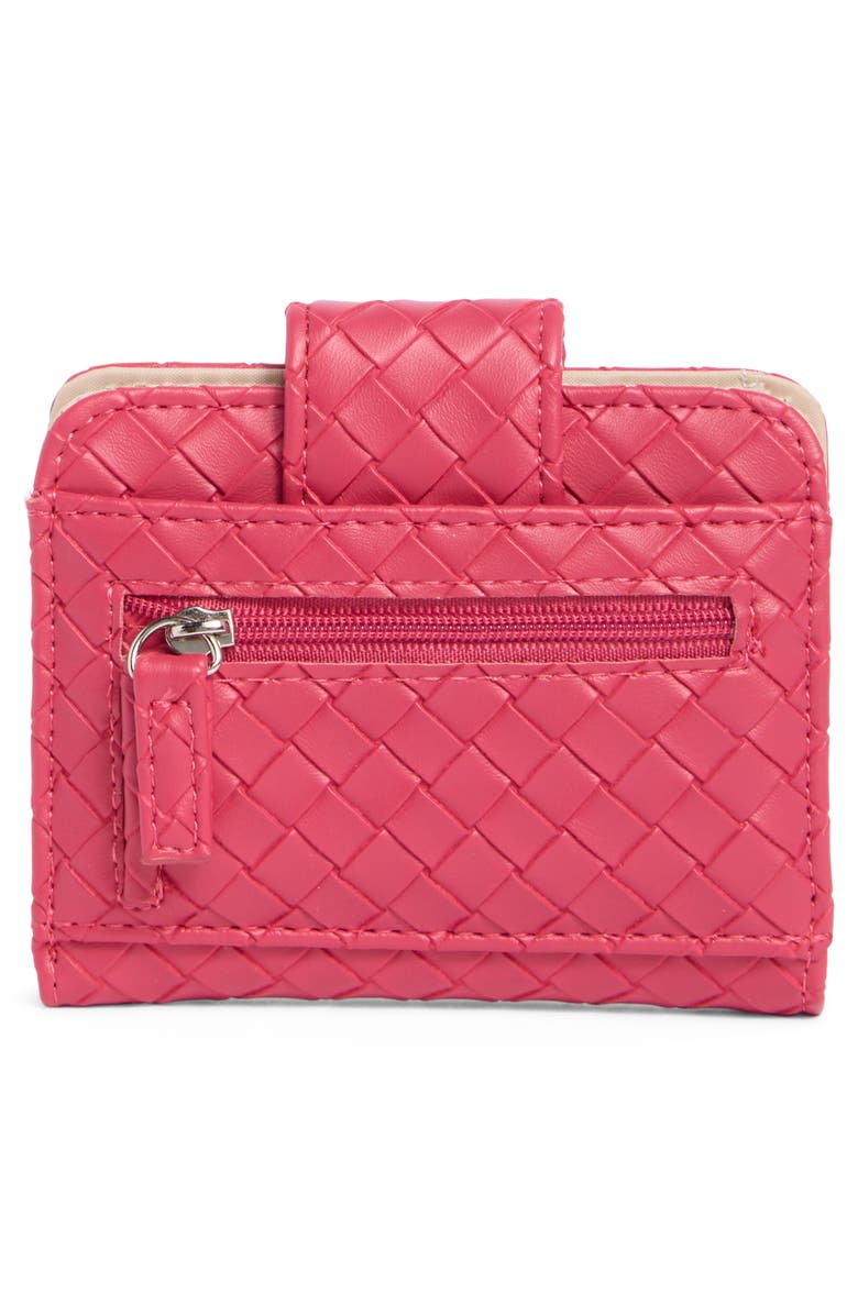 MUNDI SMALL LEATHER GOODS PIXIE, Alternate, color, Hot Pink
