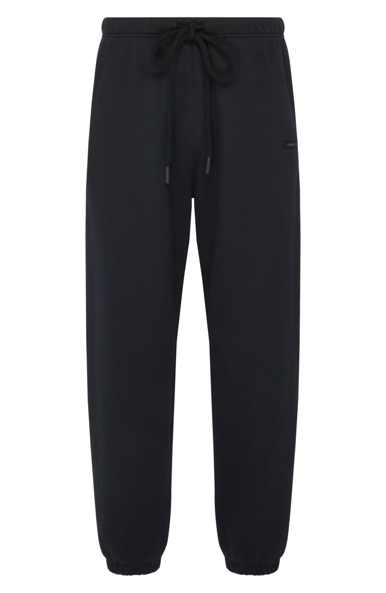 SAVAGE X FENTY Fleece Joggers, Alternate, color, Black Caviar