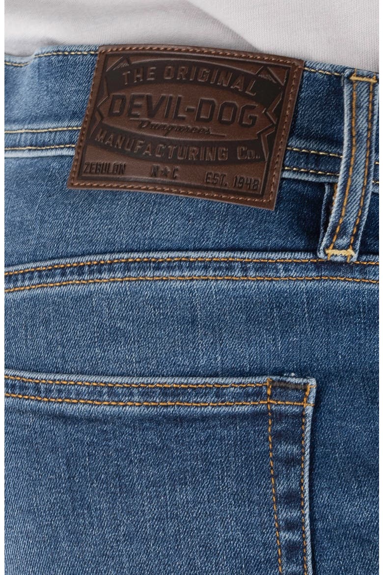Relaxed Straight Leg Stretch Jeans (Nordstrom Exclusive), Alternate, color, BRYSON CITY