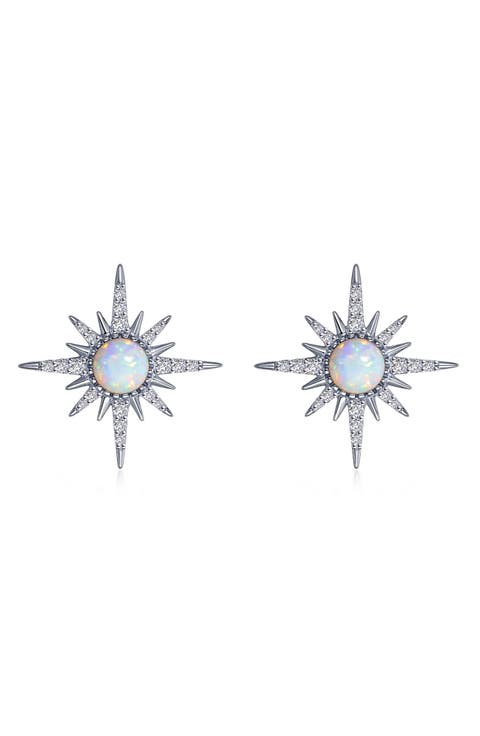 Simulated Diamond Stud Earrings