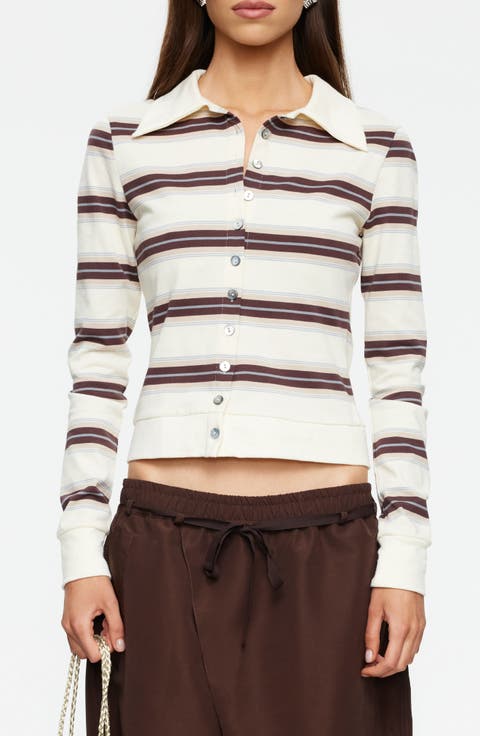 Bada Bing Stripe Jersey Cotton Sweater