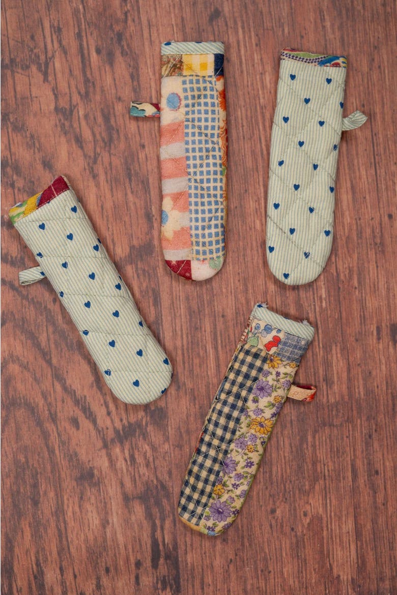 Patch Parade Skillet Handle Covers, Set of 4, Alternate, color, Multi