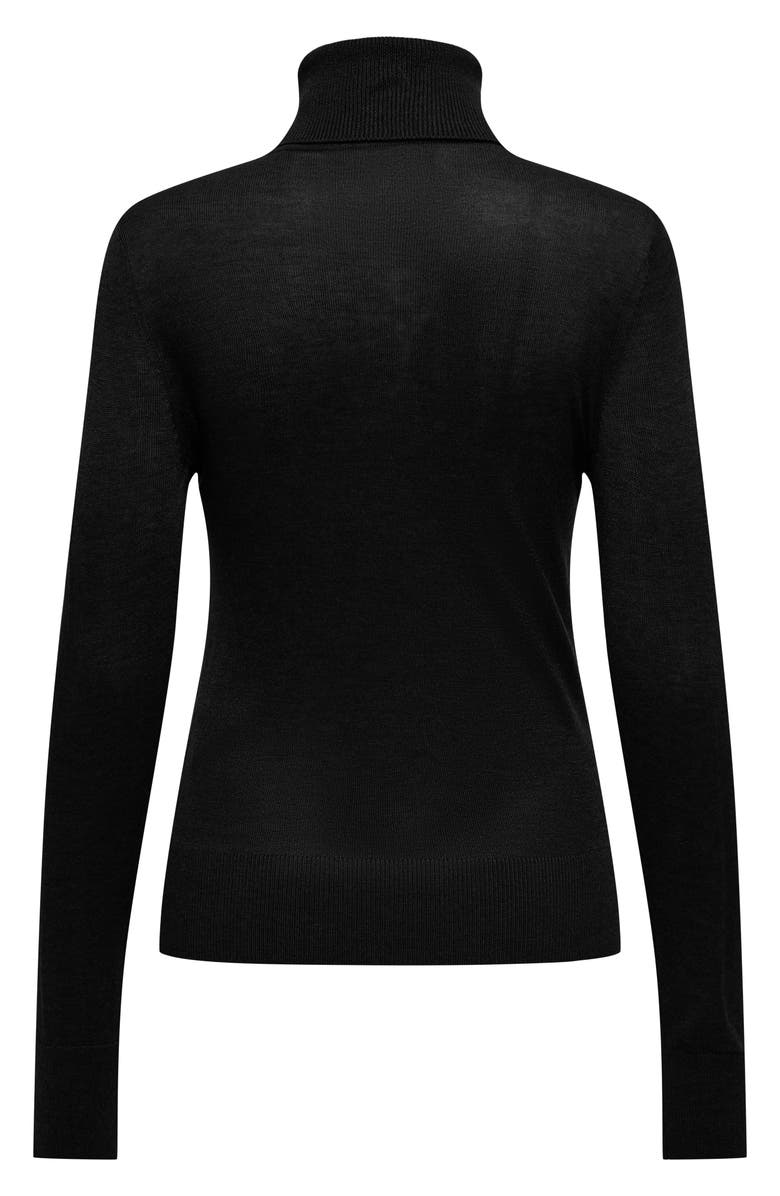 Only Vienna Long Sleeve Knit Top, Alternate, color, Black