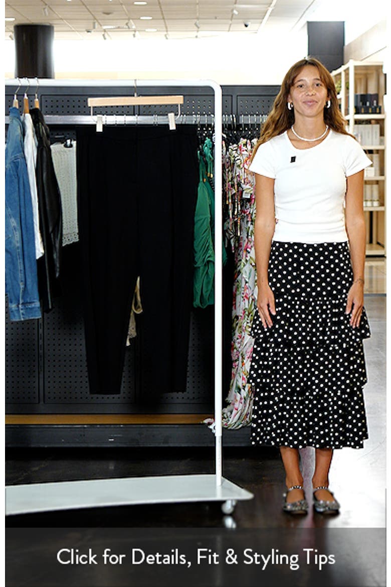 Ankle Lantern Ponte Pants video