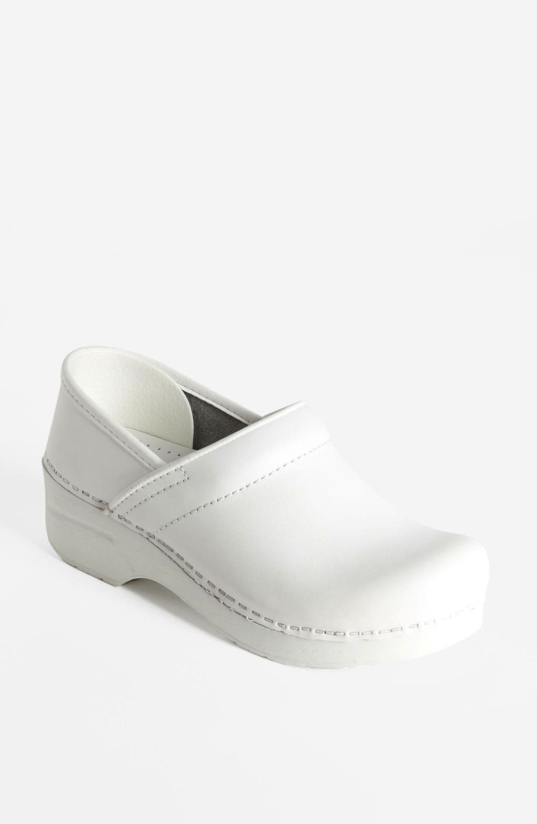 Dansko 'Professional' Clog, Main, color, White Box