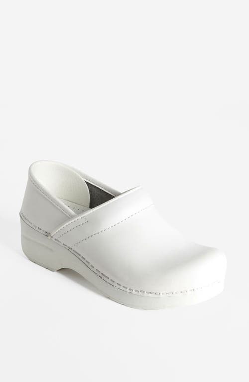 Dansko 'Professional' Clog in White Box  product