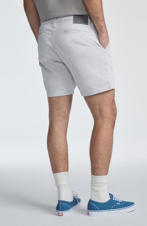 Mavi Jeans Nate City Smart Flat Front Stretch Twill Shorts In Stone City Smart