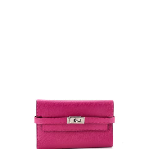 Kelly Trifold Wallet Chevre Mysore Medium