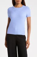 Calvin Klein Textured Short Sleeve Sweater