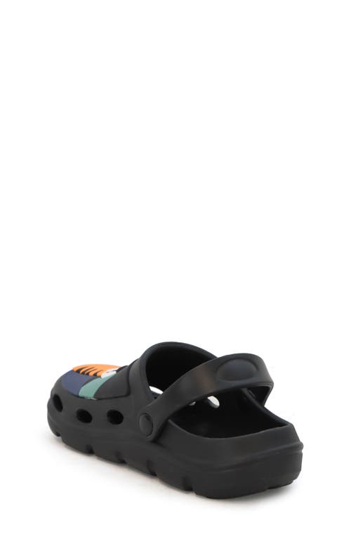 Yoki Kids' Tiger Platform Clog In Black
