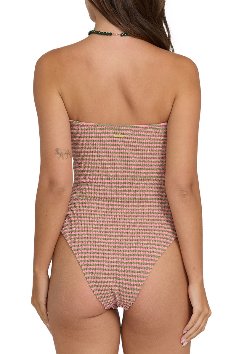 Billabong Summer Hi Tully High Leg One-Piece Swimsuit, Alternate, color, Cedar