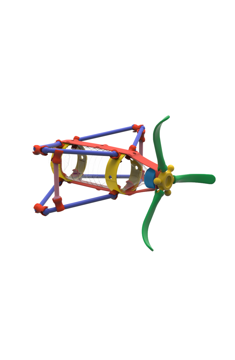 Oddy Inventions Aircraft Building Kit, Alternate, color, NO COLOR