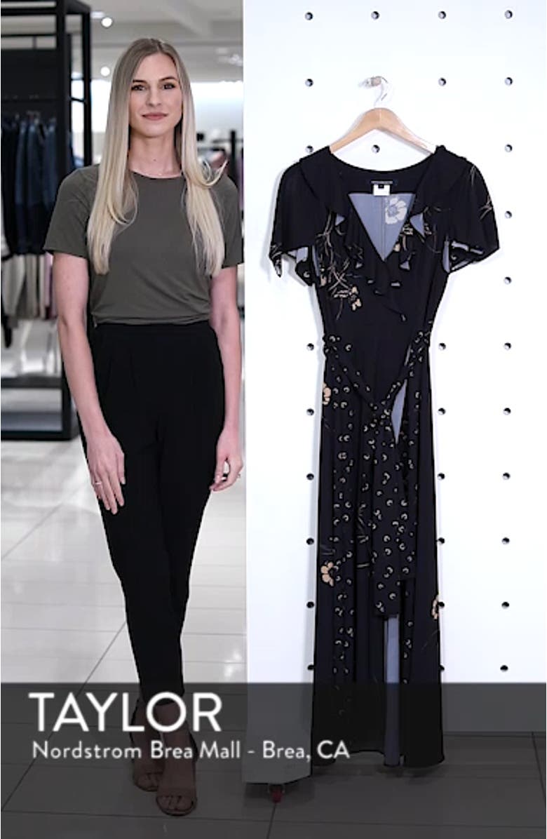 Mahi Faux Wrap Maxi Dress, sales video thumbnail