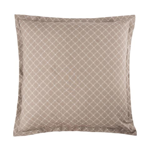 26" x 26" Seraphina Clay Cotton Euro Sham - Machine Washable