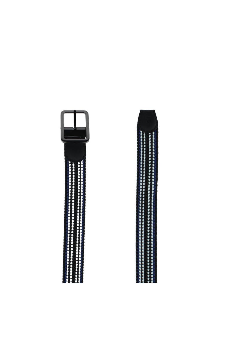 Alejandro Black Stripes & White Reversible Braided 35MM Golf Belt, Alternate, color, Black Stripes and White