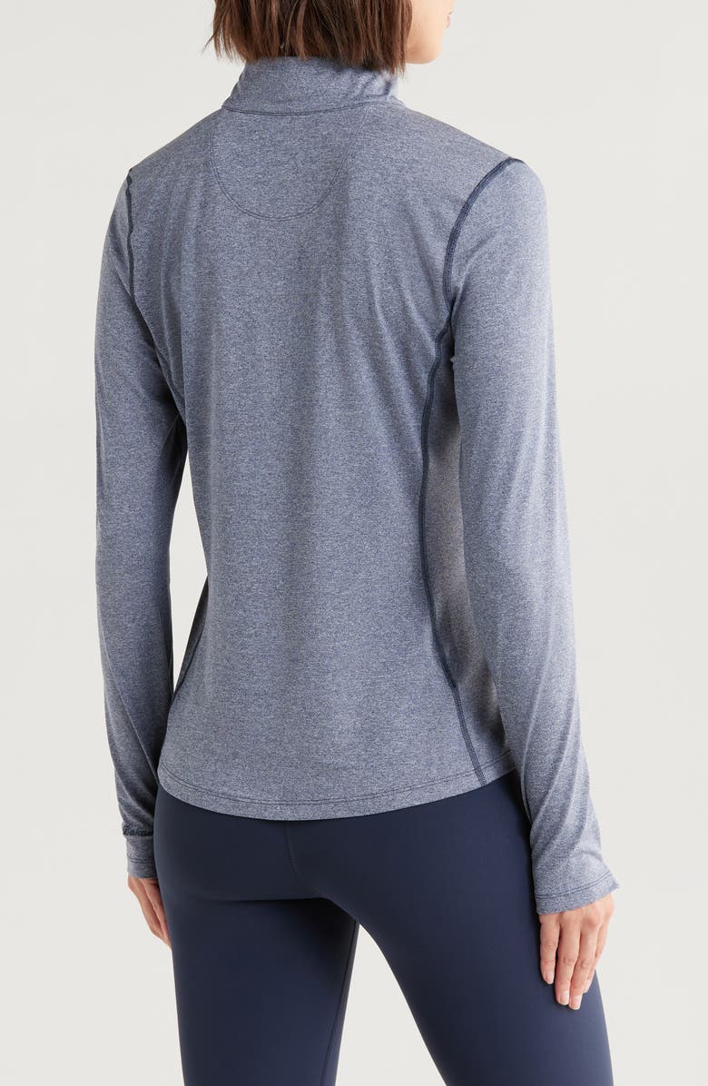 Tommy Bahama Playa Vista IslandZone<sup>®</sup> Quarter Zip Top, Alternate, color, Island Navy Heather
