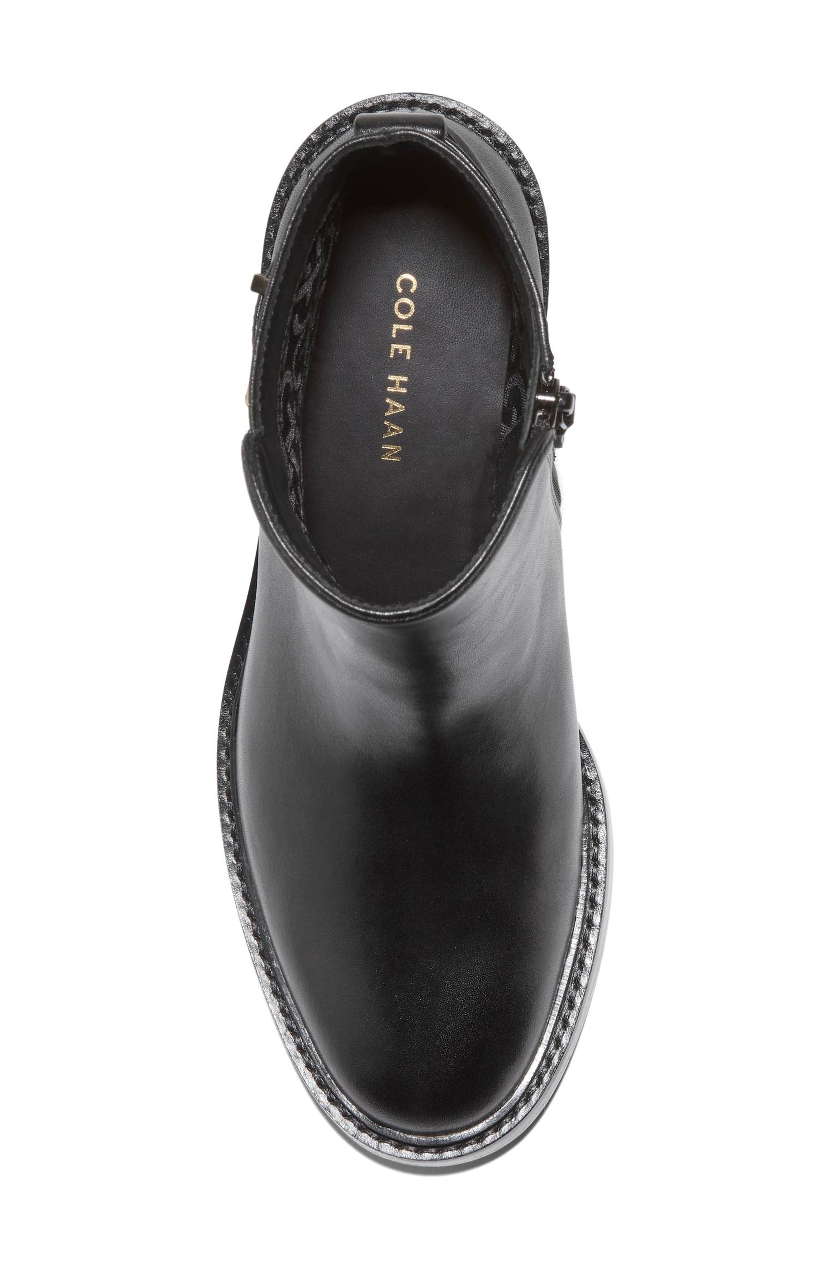 Cole Haan Silvana Buckle Bootie, Alternate, color, Black Leather