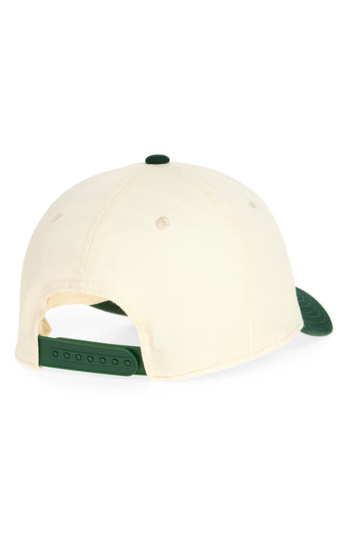 Shop American Needle Sweat Club Cotton Baseball Cap In Ivory/dark Green