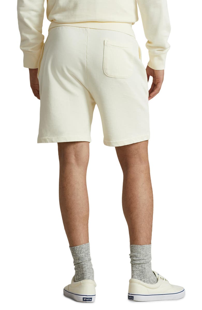 Polo Ralph Lauren French Terry Drawstring Shorts, Alternate, color, Clubhouse Cream