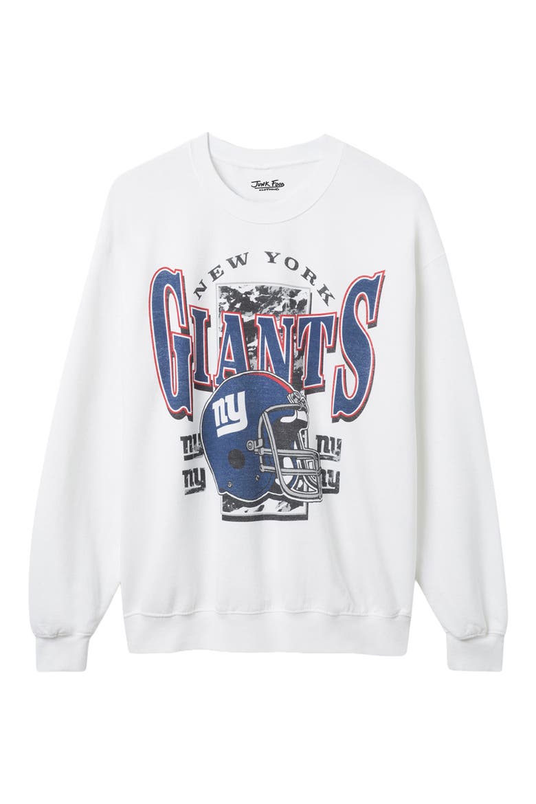 New York Giants Conversion Graphic Sweatshirt, Main, color, WHITE