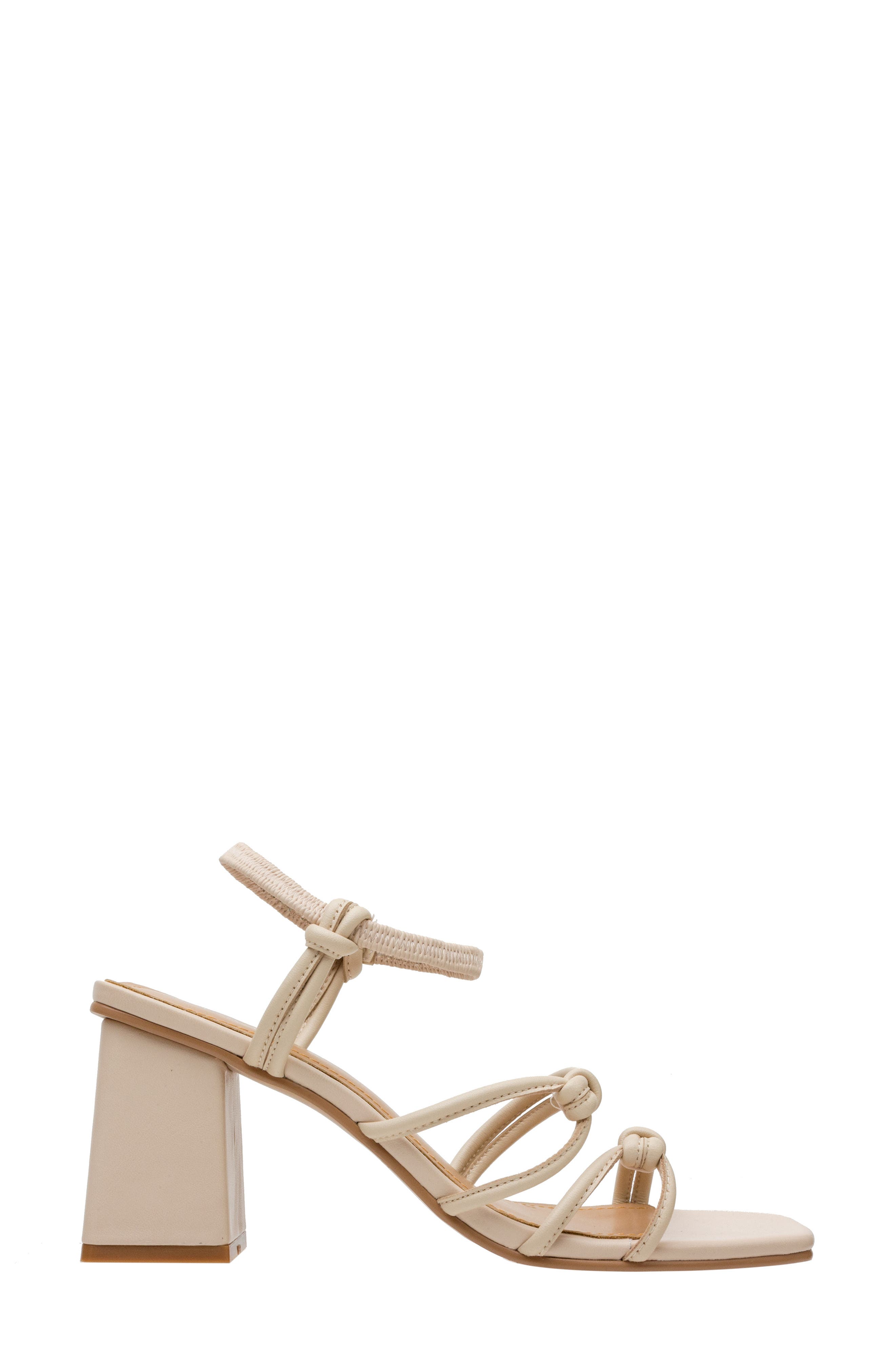 Abloom Strappy Block Heel Sandal, Alternate, color, NUDE