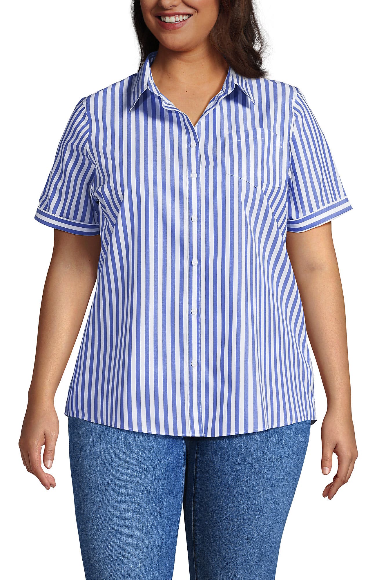 selected Clear Blue Refined Stripe