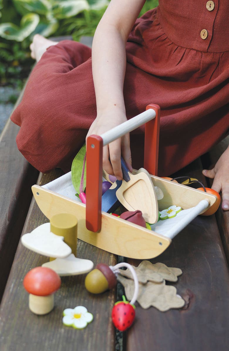 Tender Leaf Toys Wild Wood Foraging Trug, Alternate, color, Multi
