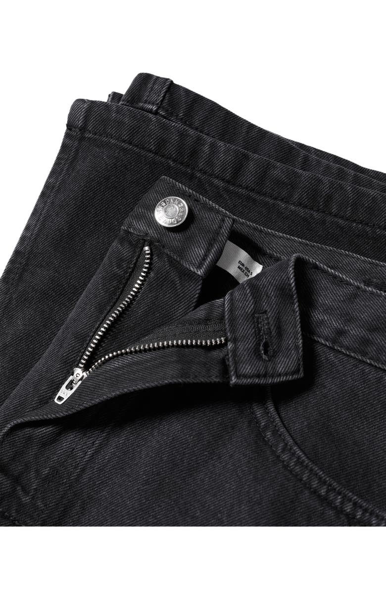 MANGO Denim Midi Skirt, Alternate, color,