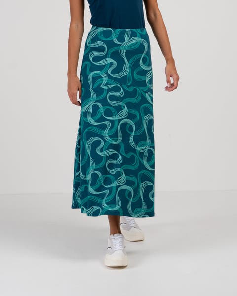 Lena Print Maxi Skirt