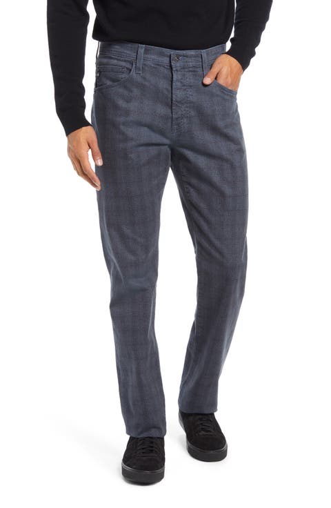 Everett Slim Fit Straight Leg Print Pants