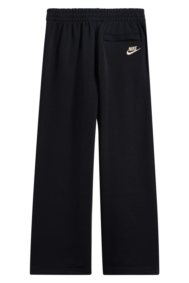 Kids' Sportswear Club French Terry Sweatpants, Alternate, color, BLACK/ SANDDRIFT