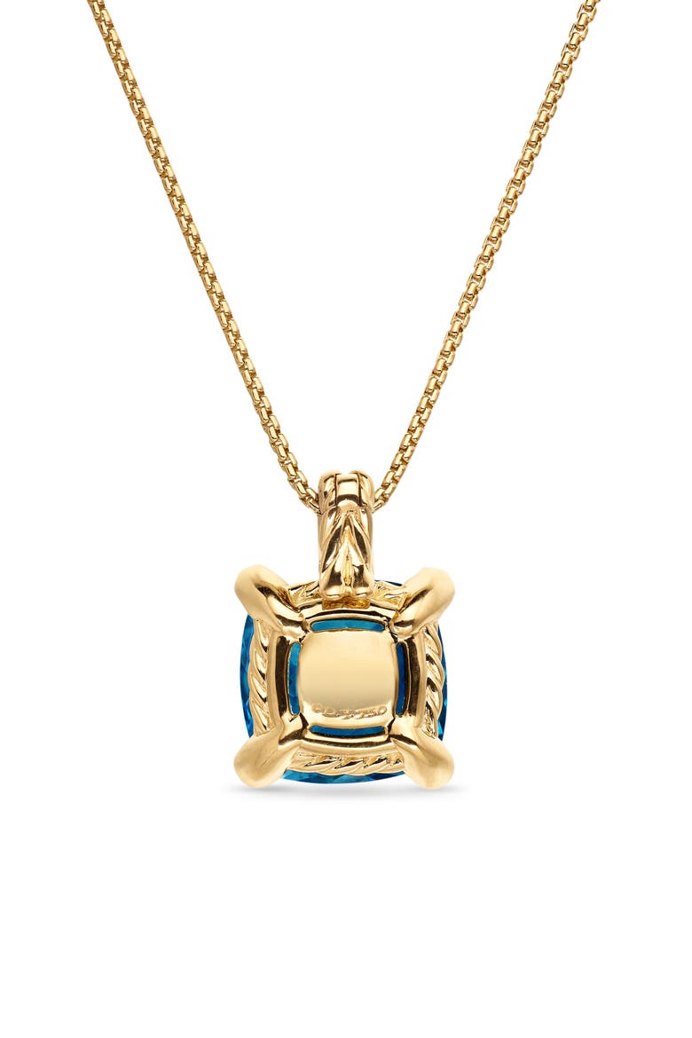 Châtelaine Pendant Necklace with Diamonds, Alternate, color, HAMPTON BLUE TOPAZ