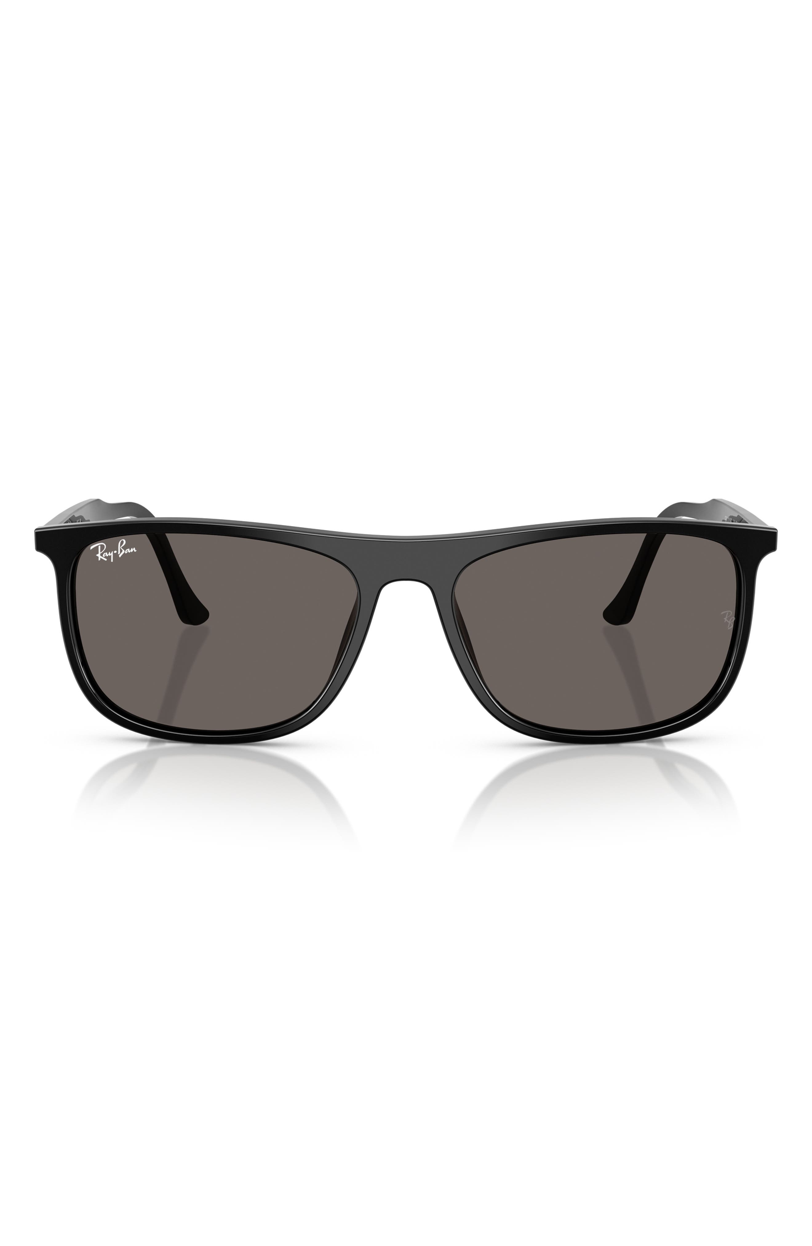 Ray-Ban 58mm Polarized Gradient Square Sunglasses