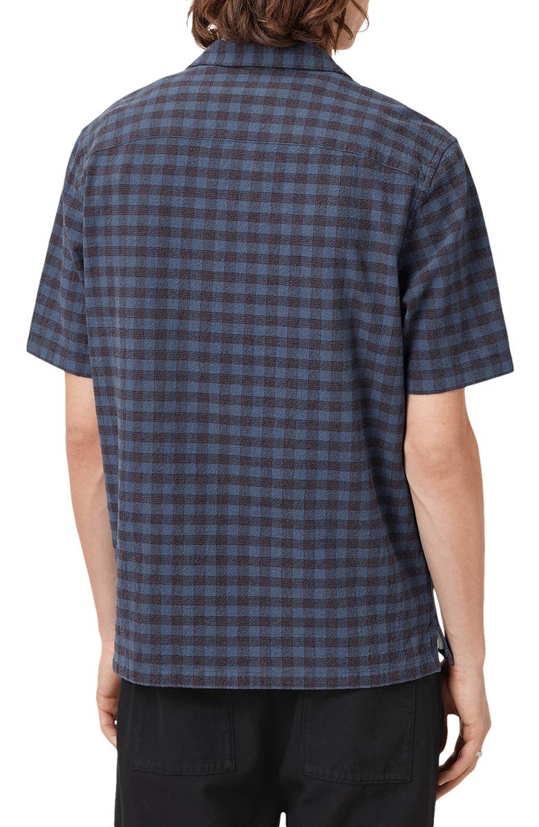 AllSaints Cooper Crepe Camp Shirt, Alternate, color, 