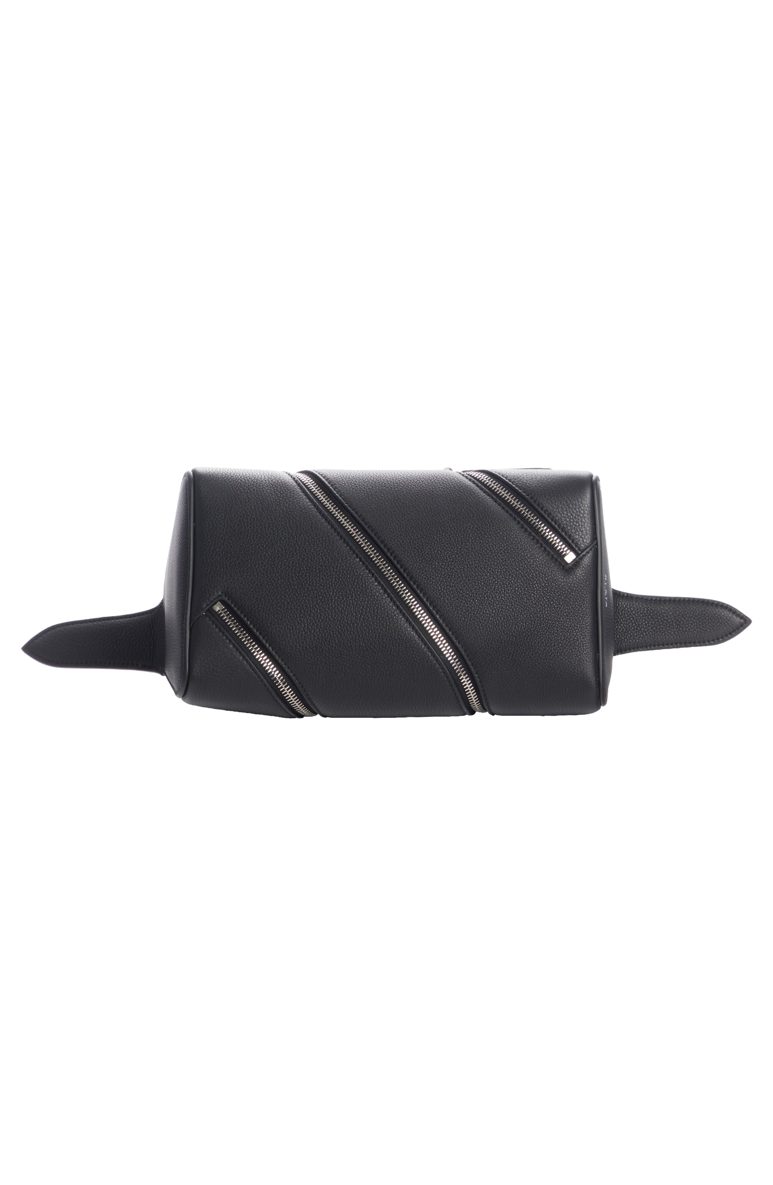 Alaïa Le Zip Leather Top Handle Bag, Alternate, color, 