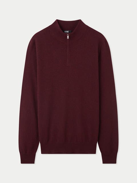 Essential Half-Zip Cashmere Sweater
