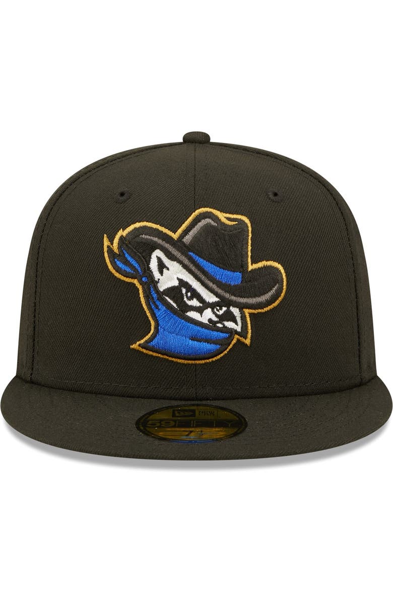 New Era Men's New Era Black Quad Cities River Bandits Authentic Collection Team Alternate 59FIFTY Fitted Hat, Alternate, color, 