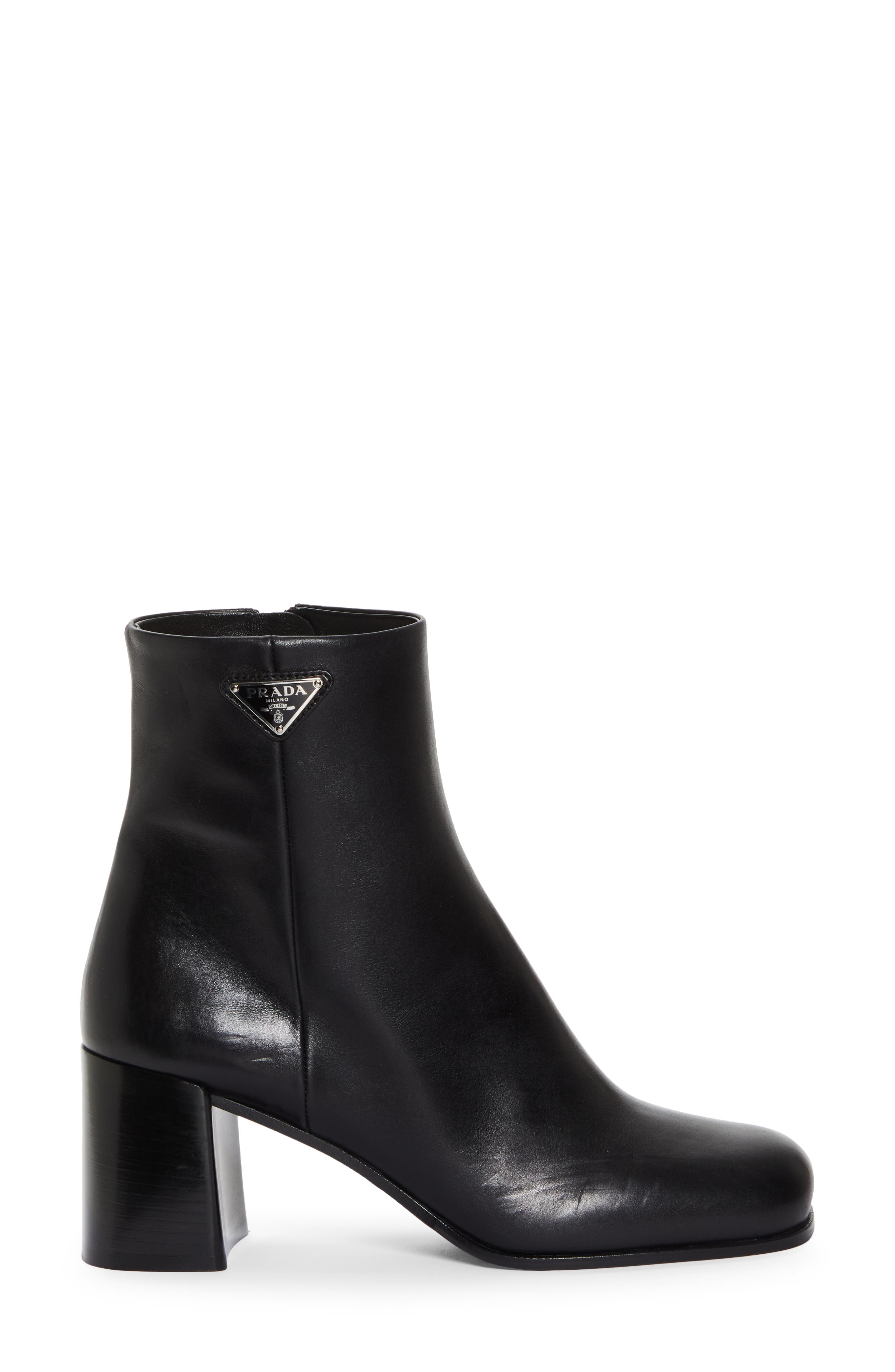 Prada Logo Bootie, Alternate, color, 