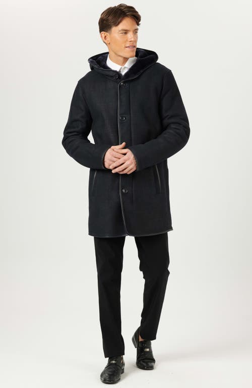 Gorski Select Shearling Lamb Parka In Black